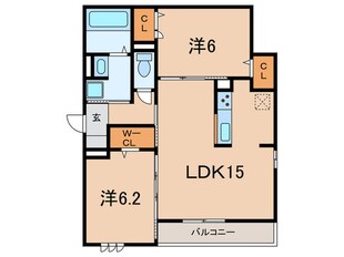 マハナの物件間取画像